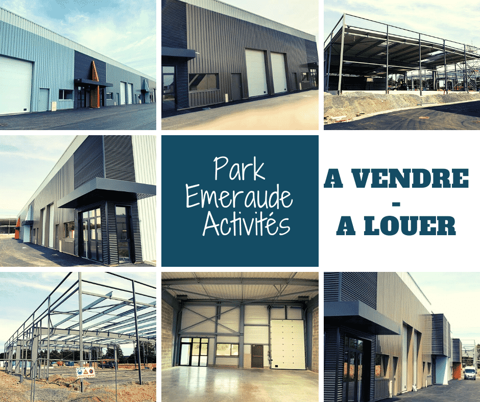 COMMERCIALISATION CELLULES – A VENDRE – A LOUER – PARK EMERAUDE ACTIVITÉS LA MEZIÈRE (35)