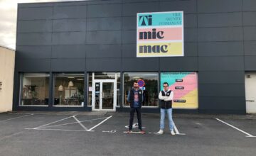 Nouveau Local de Ti Mic Mac, vue de la façade de l'enseigne - Local commercial d'une surface de 600m² louer à GUIPAVAS 142 Boulevard de Coataudon